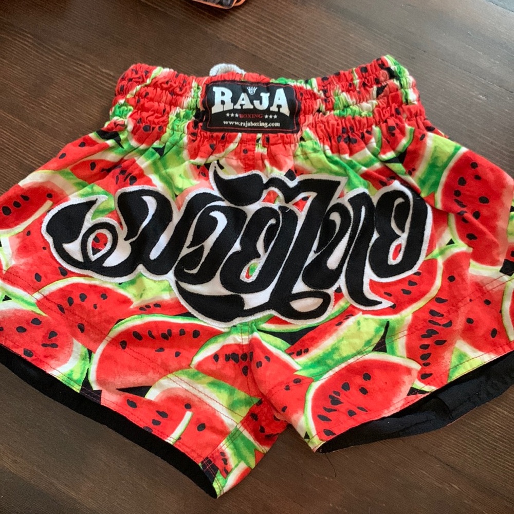 Raja Size Small watermelon print Muay Thai shorts